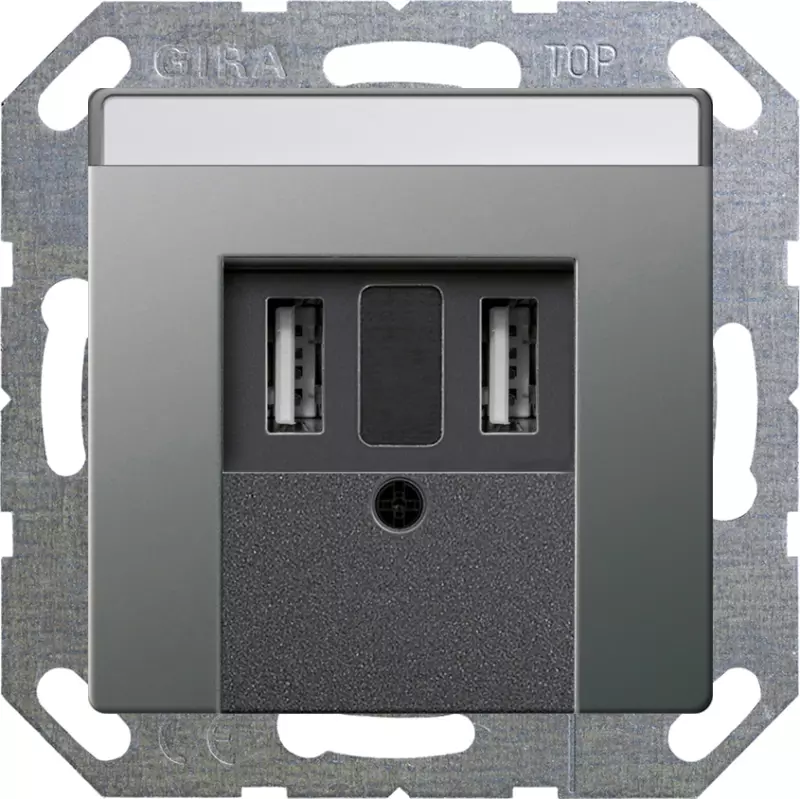   USB Gira, USB-A x 2, 3A ()