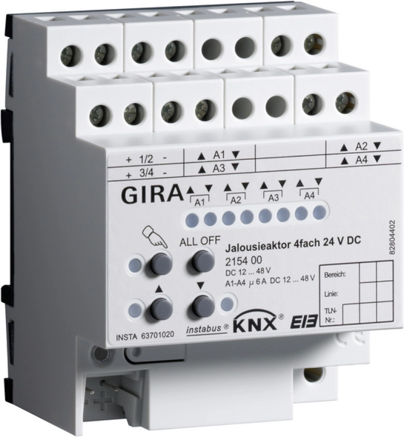 -  - 4-, 24V DC KNX/EIB REG