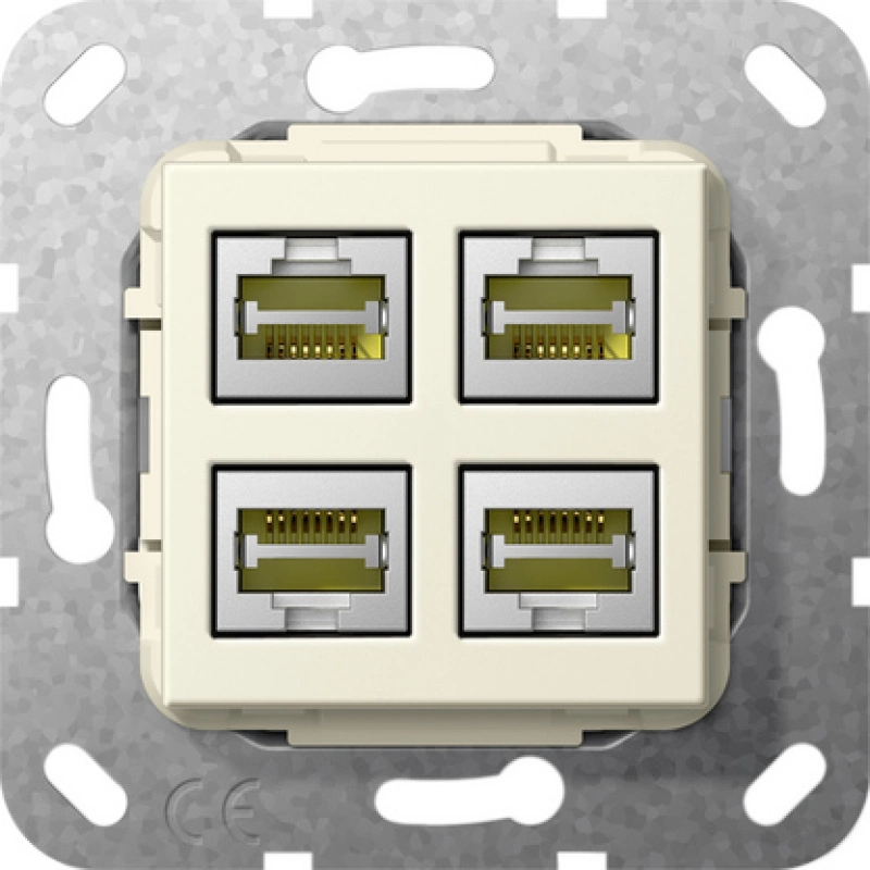 Разъем MJ RJ45 Cat 6A 10 GB 4 местн. LSA Plus Разъем MJ RJ45 Cat 6A 10 GB 4 местн. LSA Plus