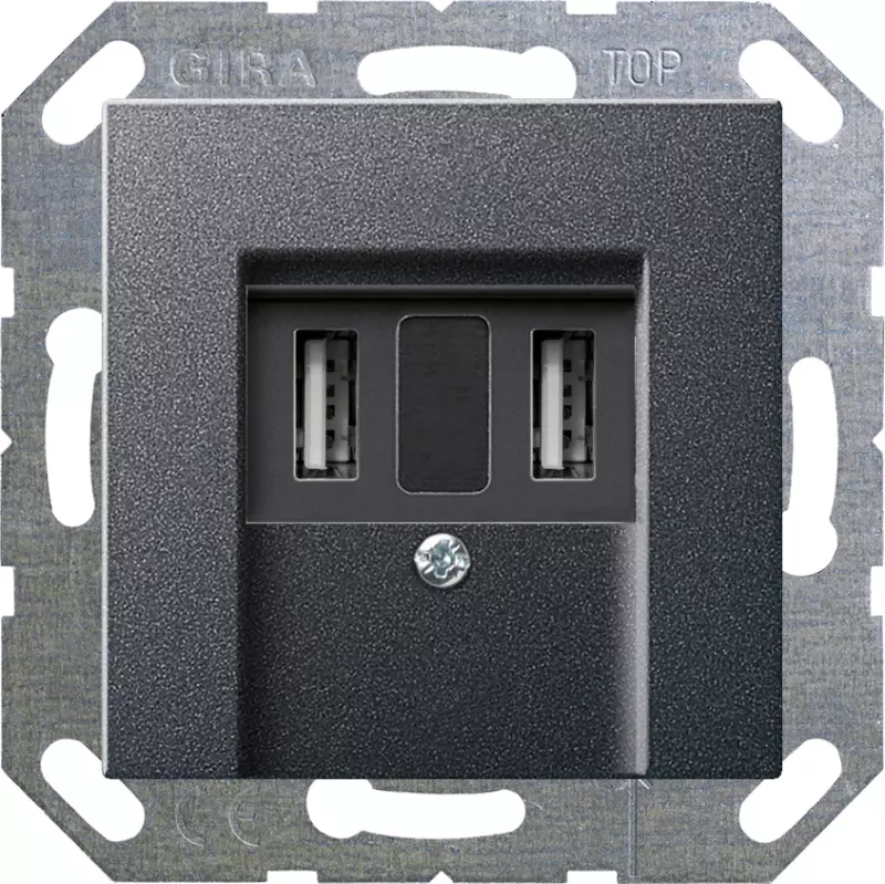   USB Gira, USB-A x 2, 3A ()